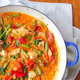 Thai Curry with Tilapia and Veggies
