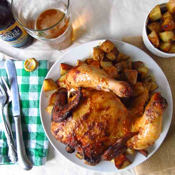 Chili and Lime Beer Can Chicken