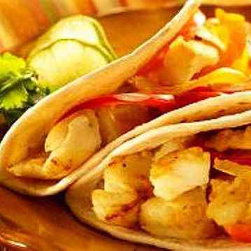 Fish Tacos with Bell Pepper Slaw