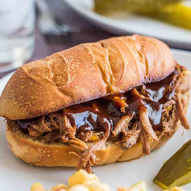 Slow Cooker Tri-Tip Sandwiches