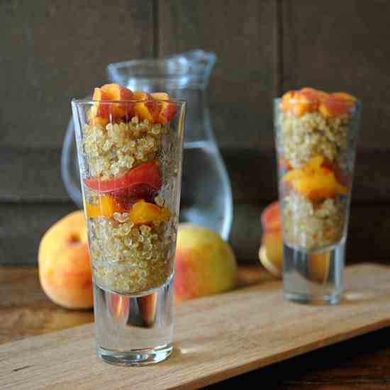 Quinoa with Caramelized Apricots