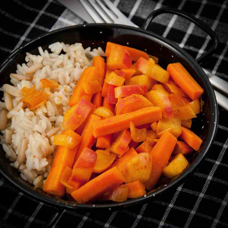 Tasty Radish Carrot Pan
