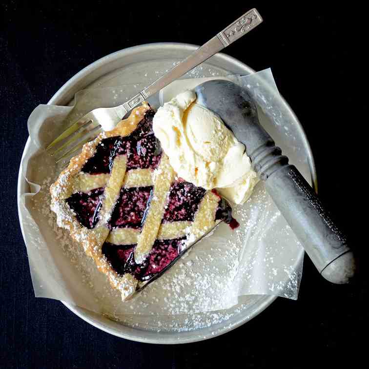 Mulberry Tart with Cardamom