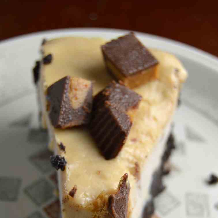 Peanut butter frozen cheesecake