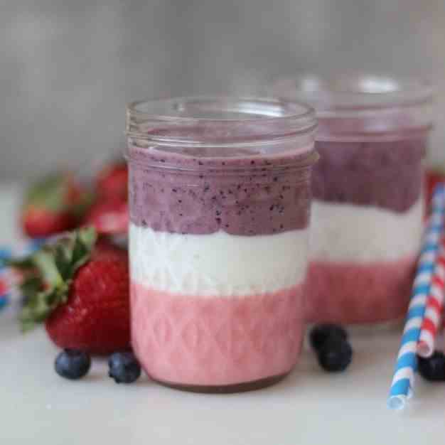 Red White and Blue Smoothie