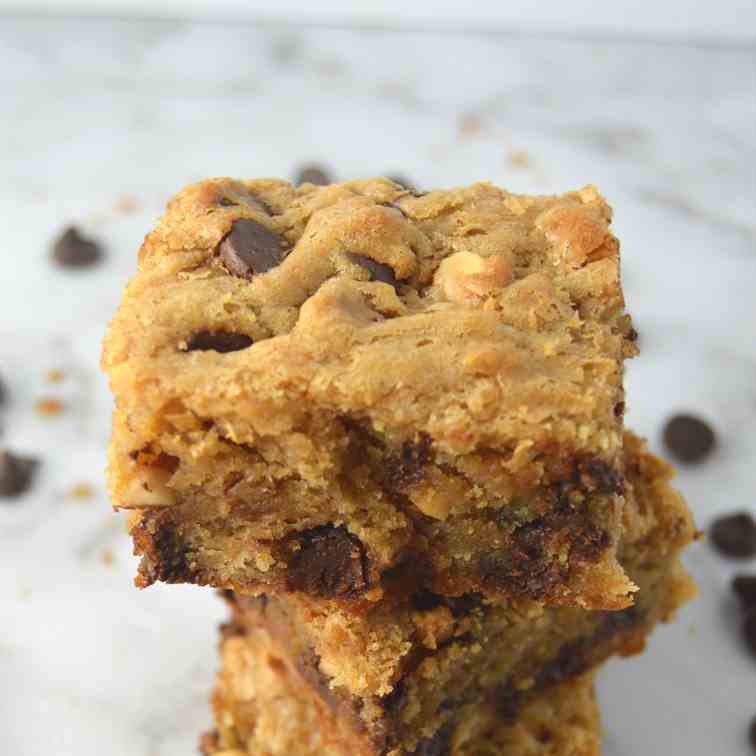 Peanut Butter Chocolate Cookie Bars