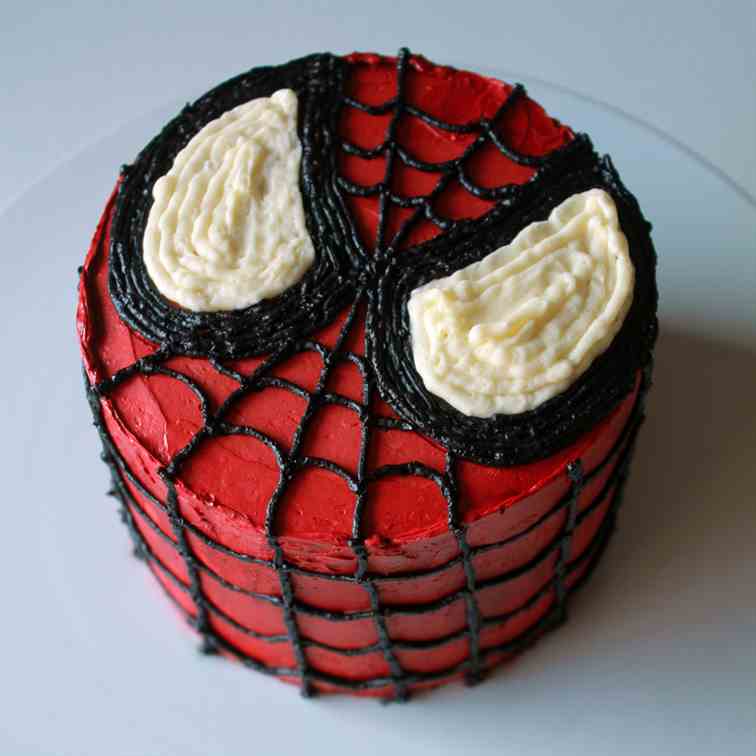 Mini Spiderman Cake
