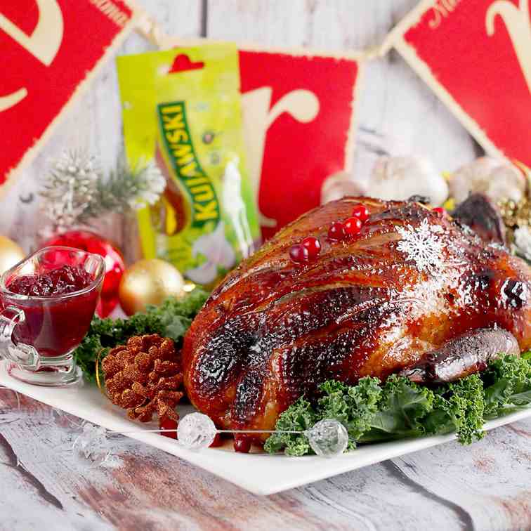 Christmas Roast Duck with Honey 