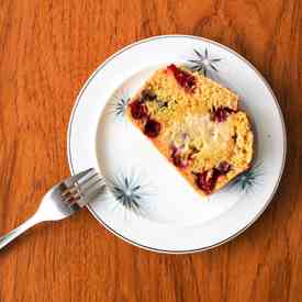 Blueberry Cranberry Cornmeal Loaf