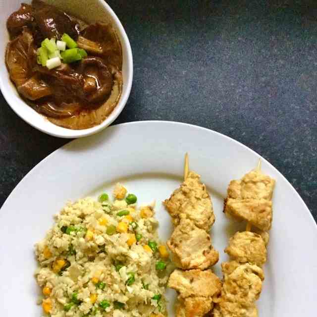Chinese Stir Fry Paleo Rice - Chicken