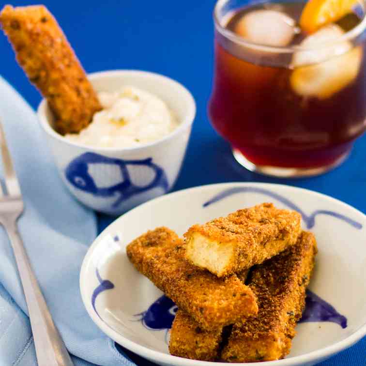 Tofu Fish Sticks - Fried or Baked