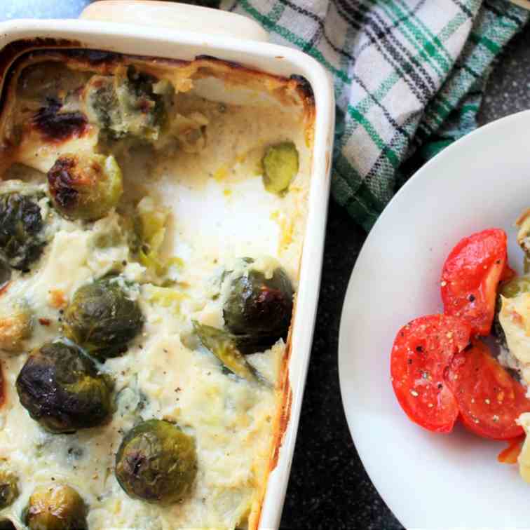 Brussels Sprouts in Bechamel Sauce