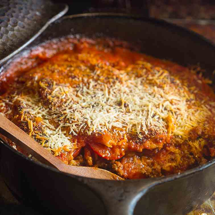 Paleo Acorn Squash Lasagna