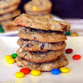 Chocolate Chip Candy Bar Cookies