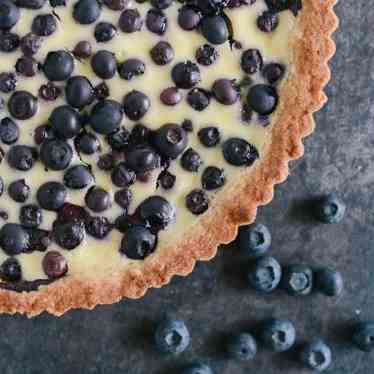 Nordic Blueberry Tart with Rye