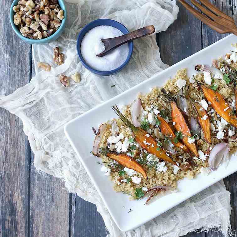 Roasted Carrots - Couscous