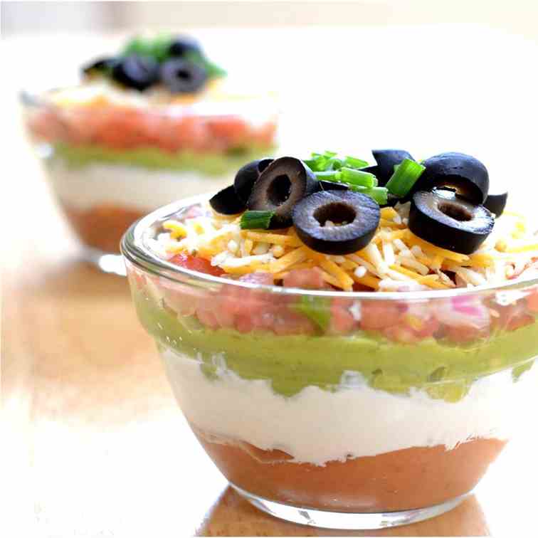 7 Layer Taco Dip Cups