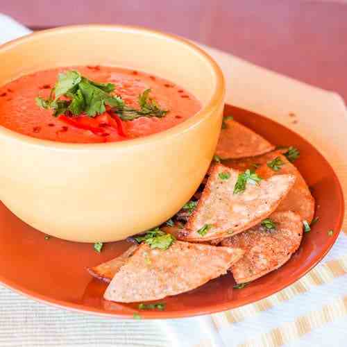 No Cook Vegan Tomato Soup