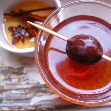 Mulled damson gin