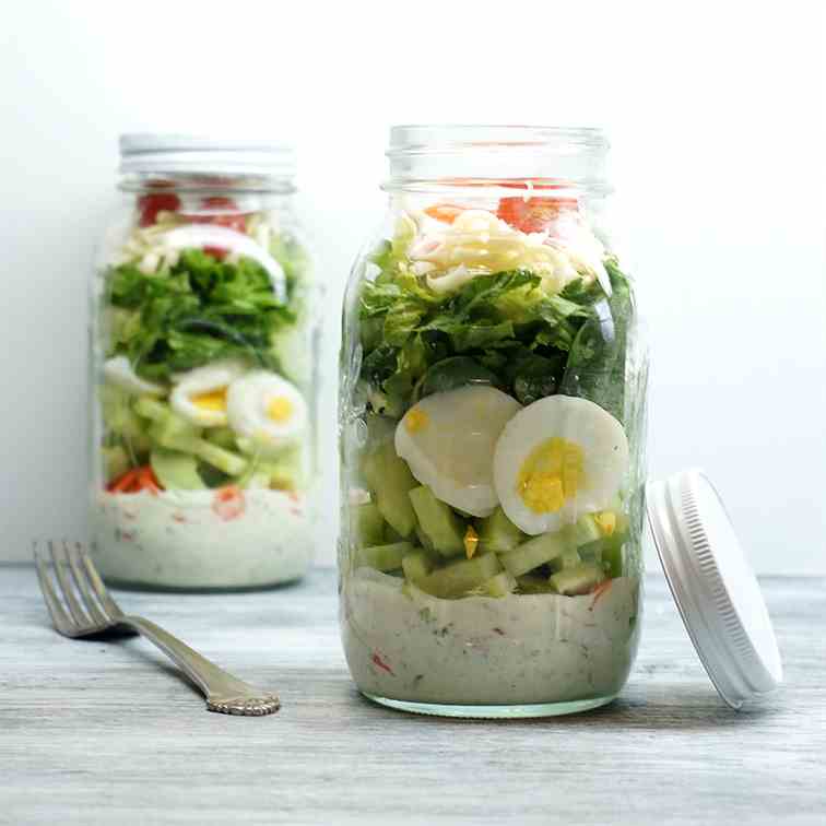 Healthy Vegetable Salad To Go