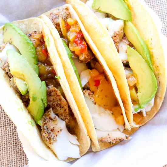 Almond Crusted Cod - Fish Tacos