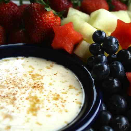 Healthy Sugared-Vanilla Yogurt Fruit Dip