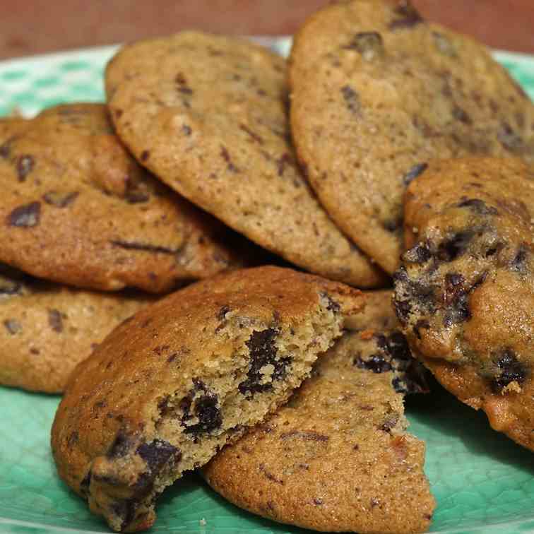 Chocolate Prune Cardamom Cookies