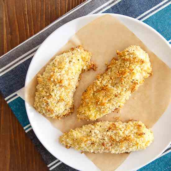 Cheesy Baked Chicken Tenders