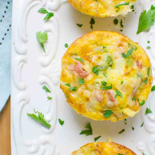 Smoked Gouda Omelette Cups