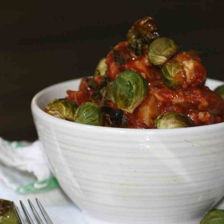 Chicken Stew With Brussels Sprouts
