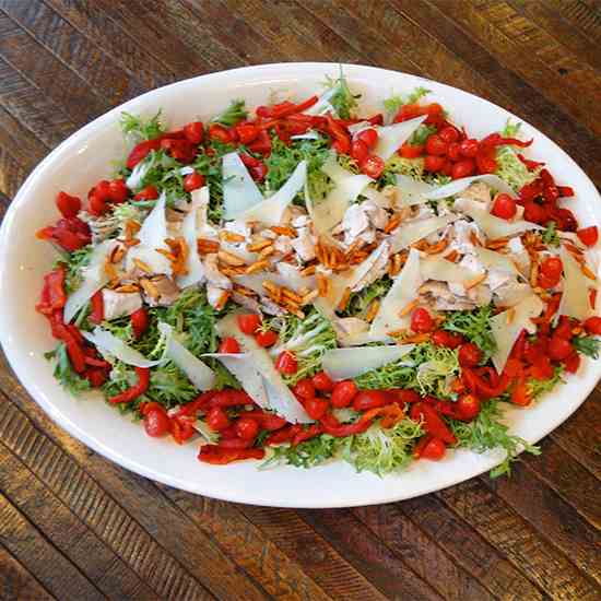 Spanish Chicken Frisee Salad     