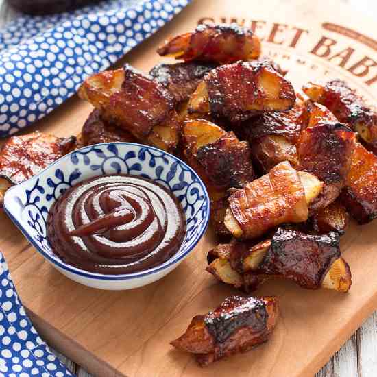 Bacon-Wrapped Barbecue Potato Wedges
