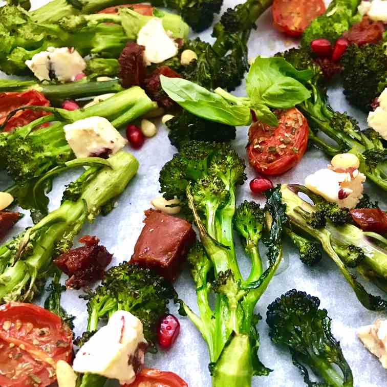 Oven-Roasted Tenderstem Broccoli Salad