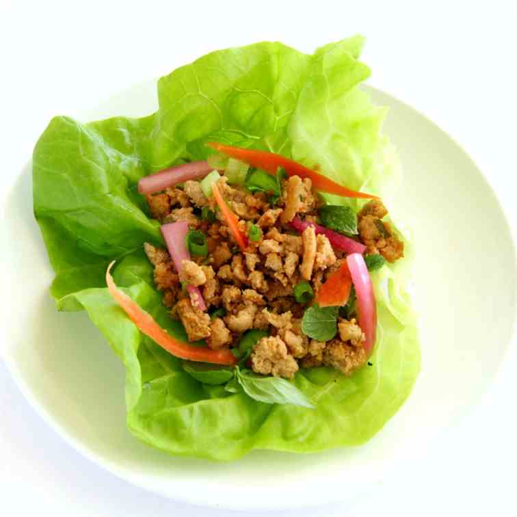 Thai Turkey Lettuce Wraps 