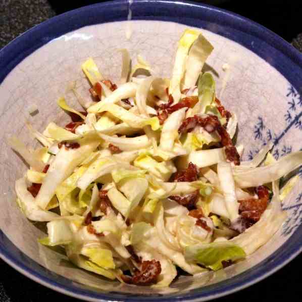 Chicory Salad with Bacon
