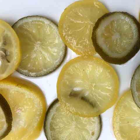 Candied Lemon and Lime Slices