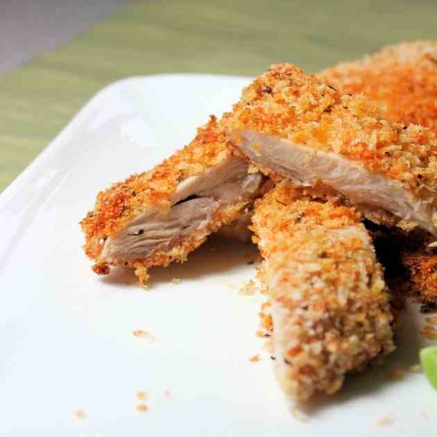 Chicken breast with Parmesan cheese