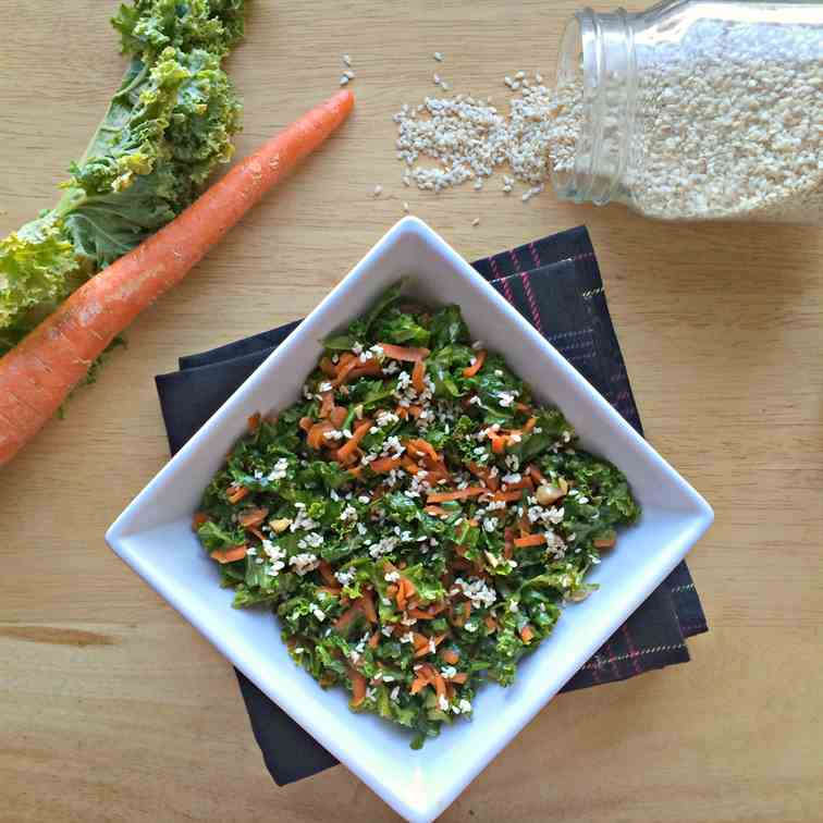 Massaged Asian Kale Salad