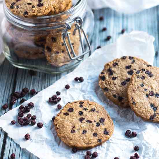 Gluten Free Blueberry - Ginger Cookies