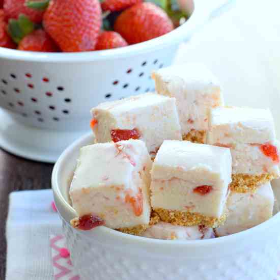 Strawberry Shortcake Fudge