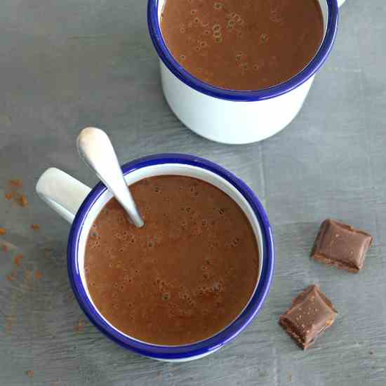 Spicy Thick Healthy Hot Chocolate