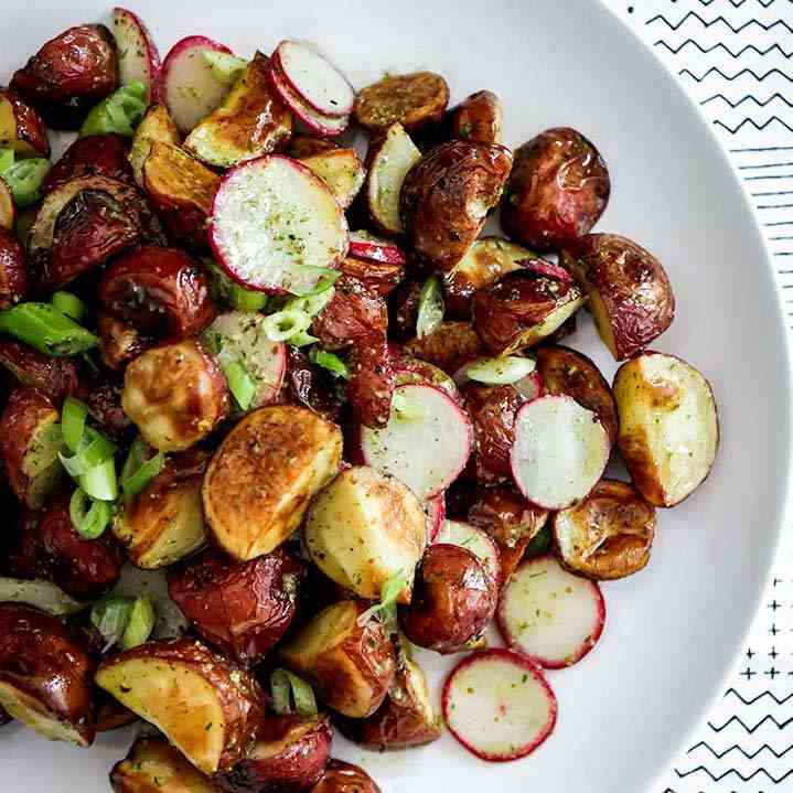 Vegan Roasted Potato Salad