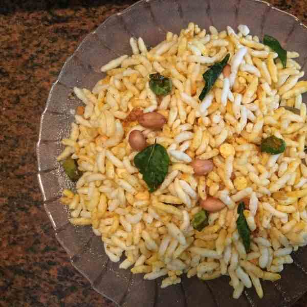 Puffed Rice Chivda- Easy and Quick recipe 