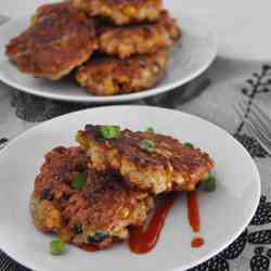 Corn and Bean Fritters