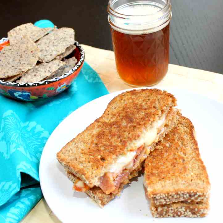 Peanut Butter Bacon Grilled Cheese
