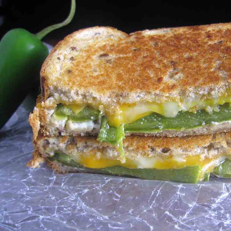 Jalapeno Grilled Cheese Sandwich