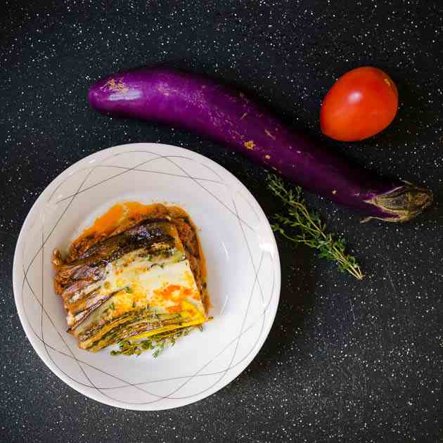 Grain-Free Lasagna with Eggplants (Paleo)