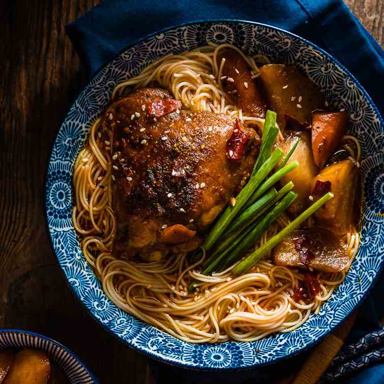 Spicy Chicken Noodle Soup 