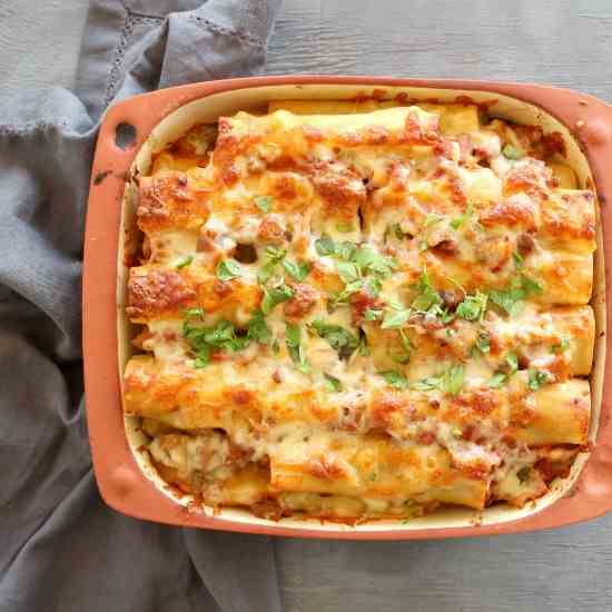 Easy Aubergine Beef Cannelloni