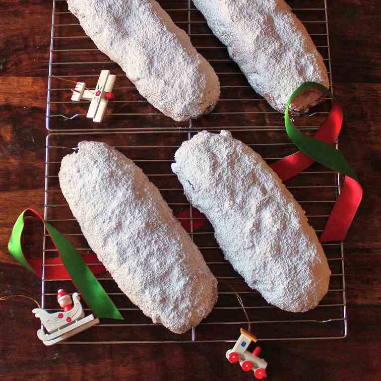 Holiday Marzipan Stollen